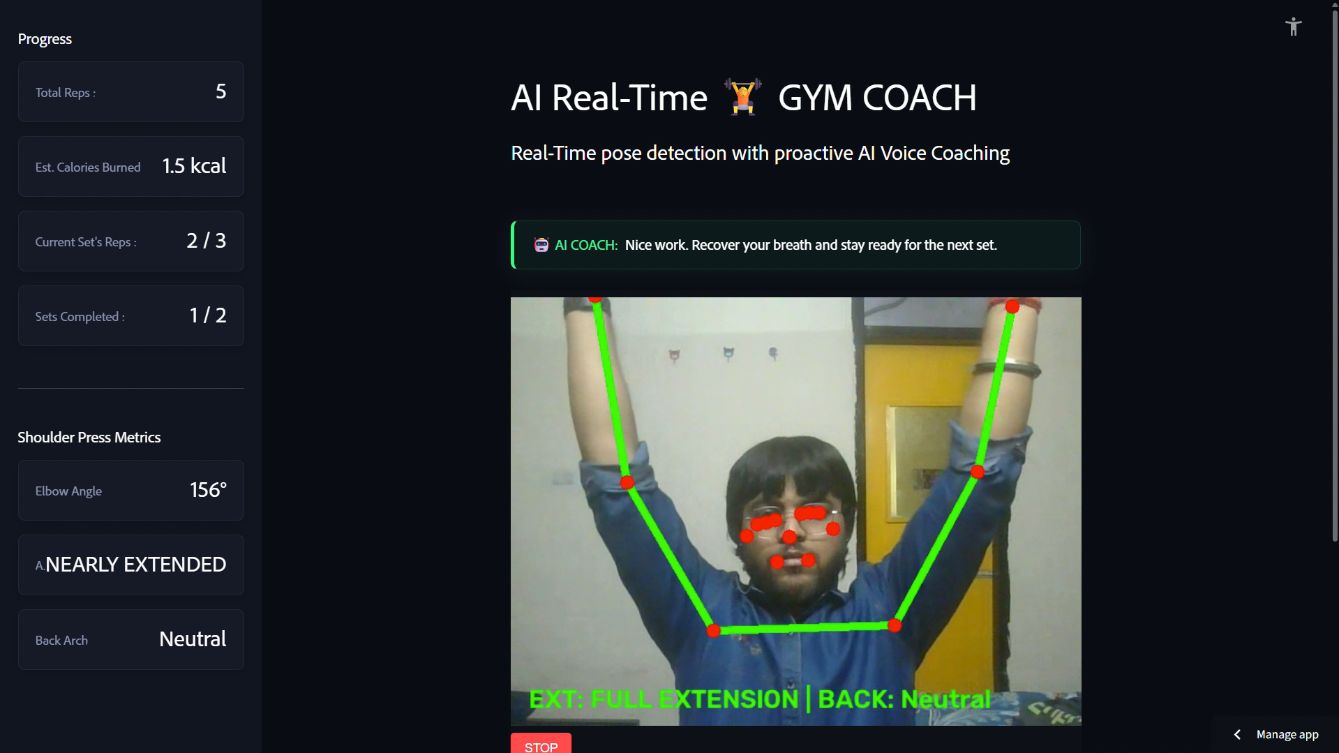Pose analysis metrics